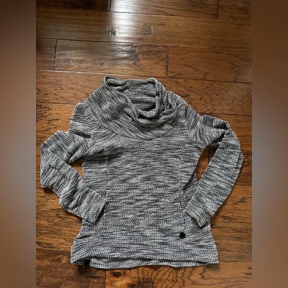 Bench Womens Large Gray Cowl Neck Pullover Sweater Long Sleeve Sweatshirt - Picture 3 of 4